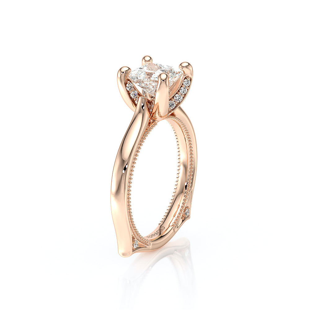 Verragio Halo Princess Engagement Ring