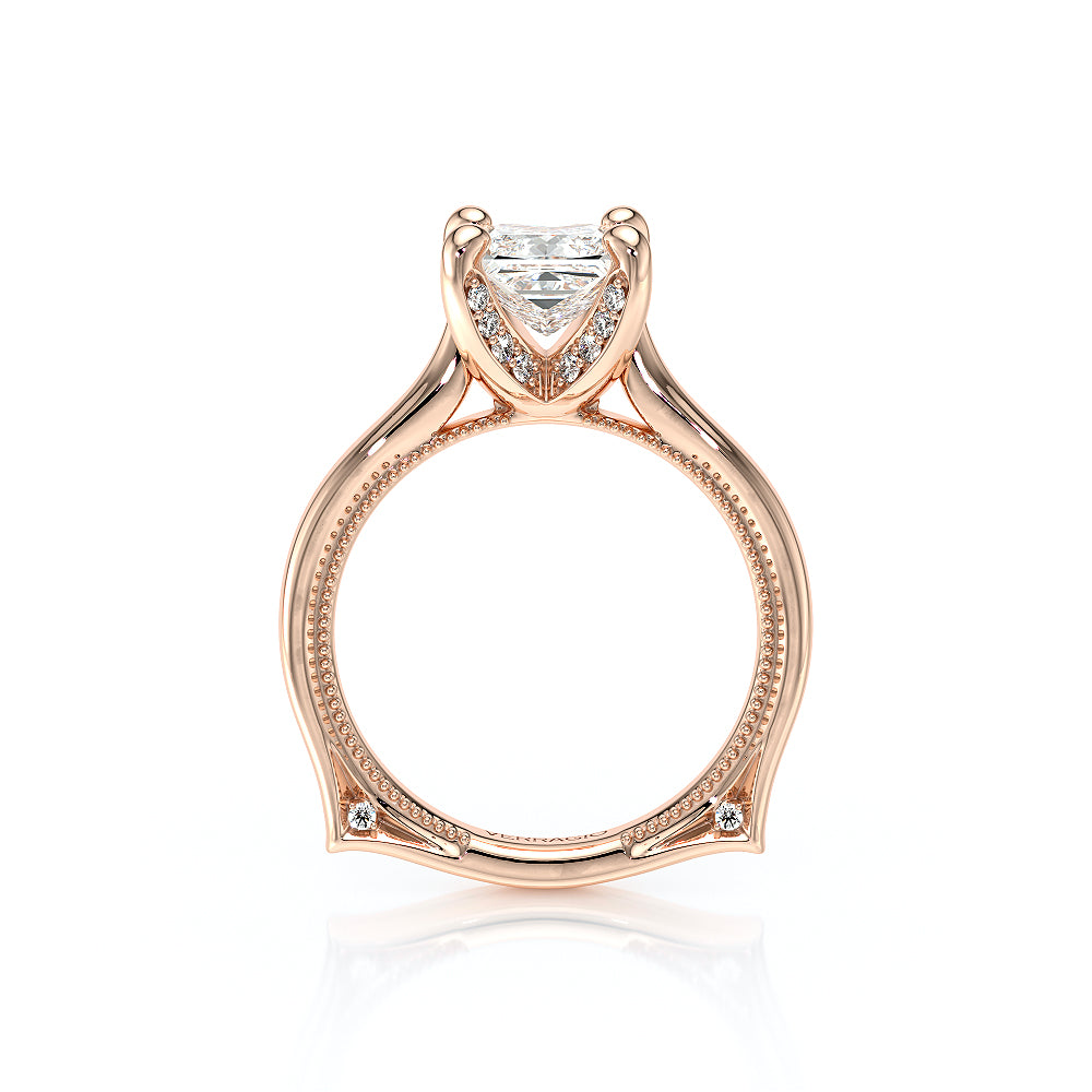 Verragio Halo Princess Engagement Ring