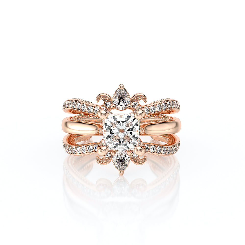 Vanguard-2207p-S-14k Rose Gold Princess