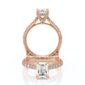 Verragio Halo Emerald Engagement Ring