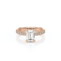 Verragio Halo Emerald Engagement Ring