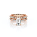 Verragio Halo Emerald Engagement Ring