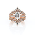 Vanguard-2208EM-18K Rose Gold Emerald