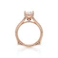 Vanguard-2208OV-14K Rose Gold Oval