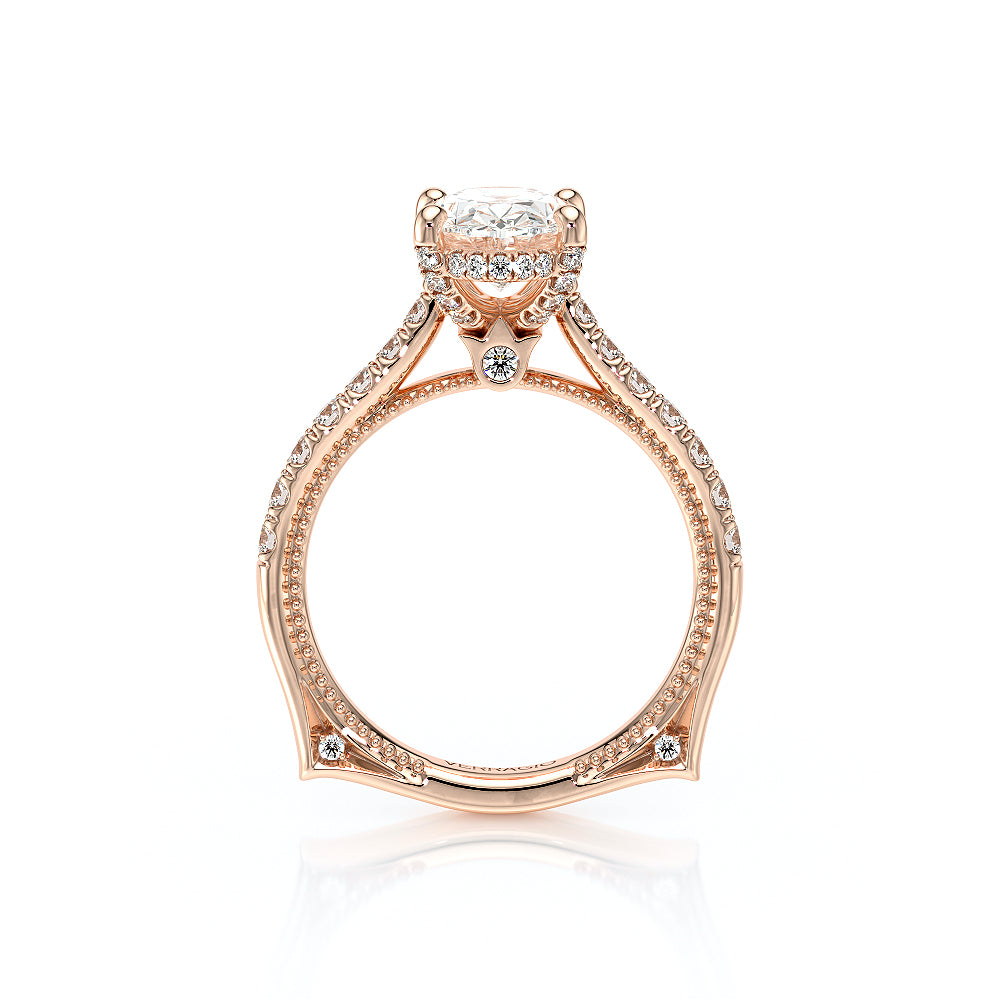 Vanguard-2208OV-14K Rose Gold Oval
