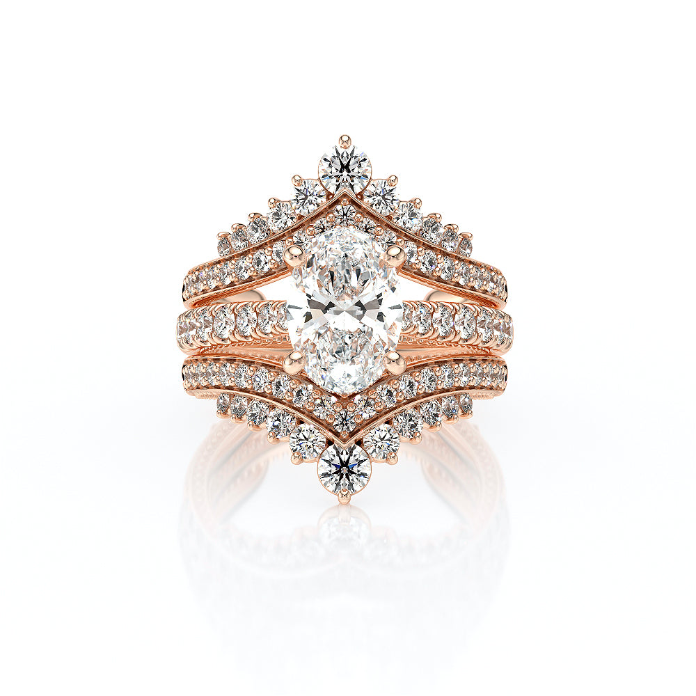 Vanguard-2208OV-18K Rose Gold Oval