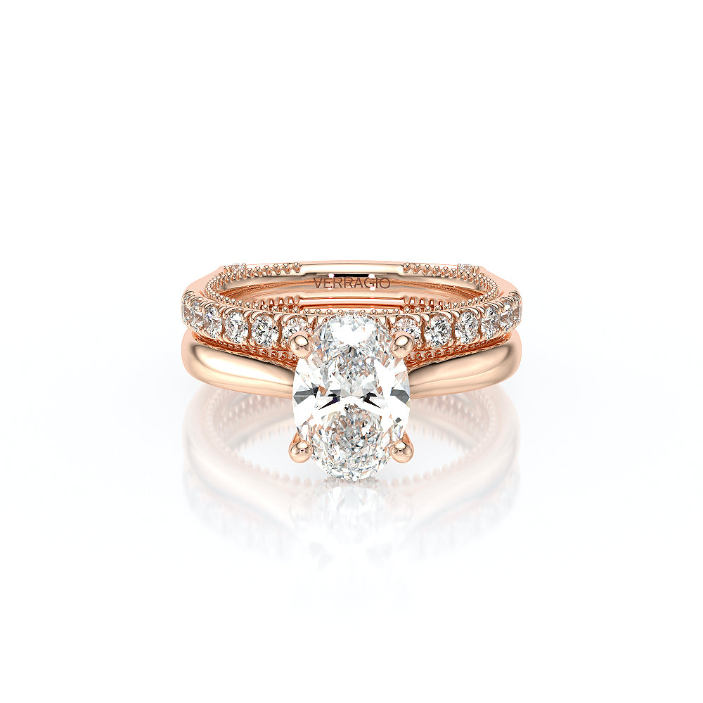 Vanguard-2208OV-S-18K Rose Gold Oval