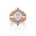 Vanguard-2208OV-S-18K Rose Gold Oval