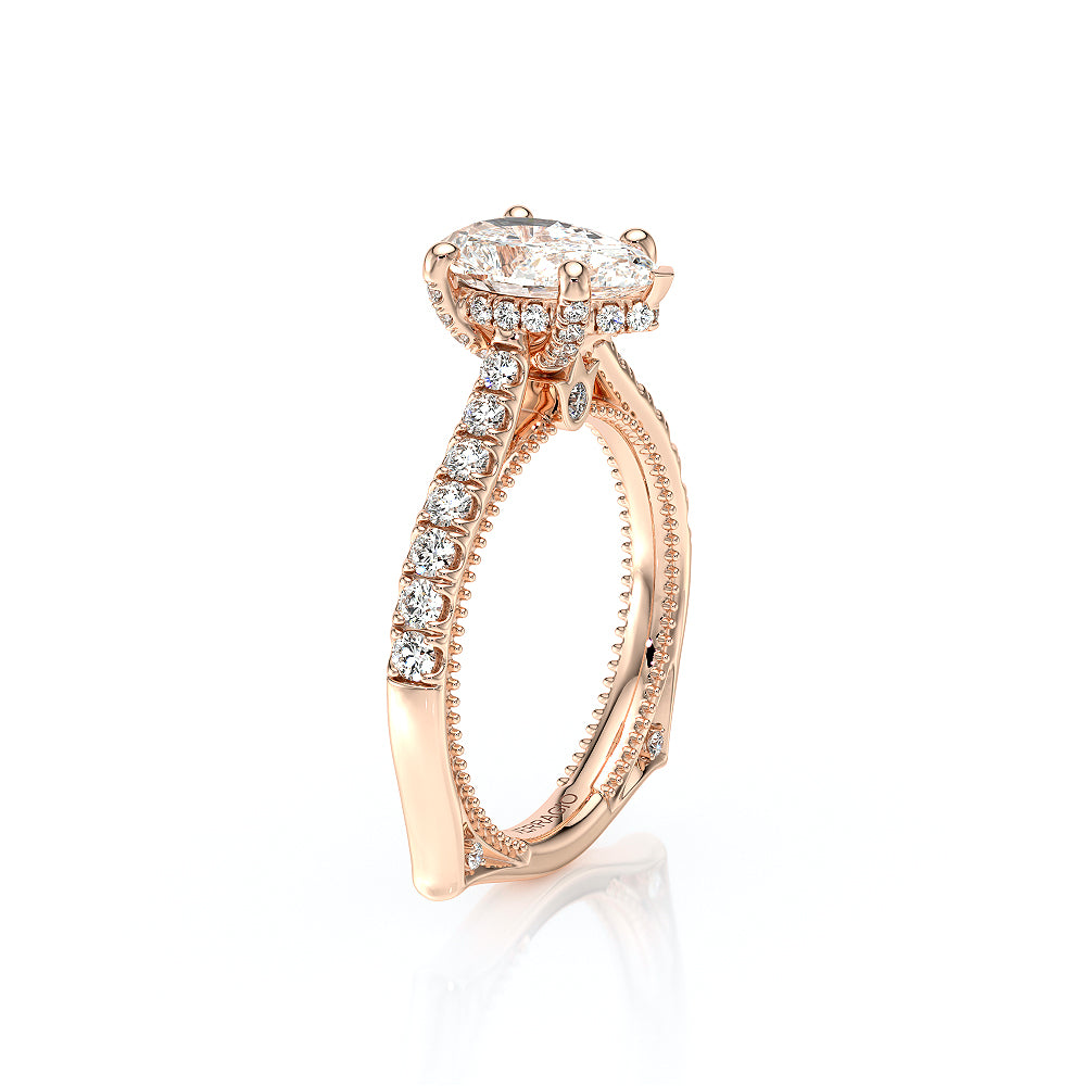 Vanguard-2208PS-14K Rose Gold Pear