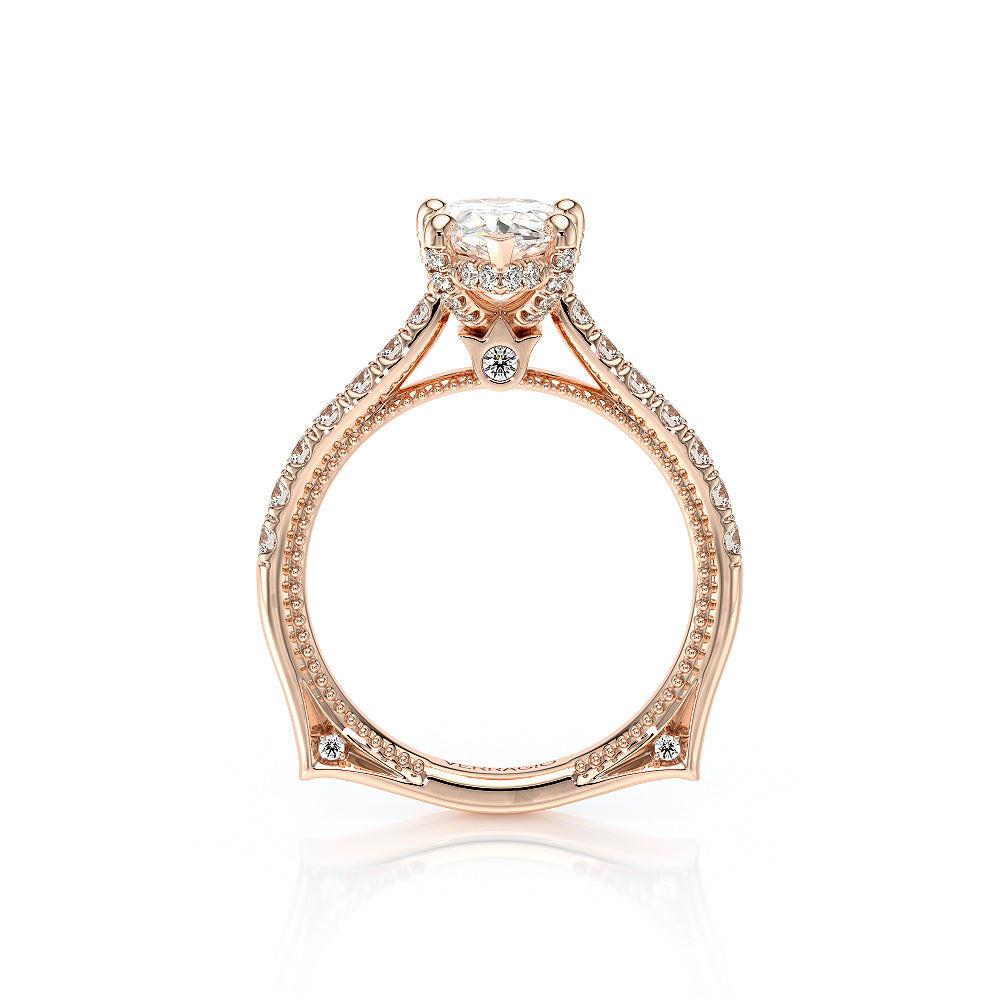 Vanguard-2208PS-14K Rose Gold Pear