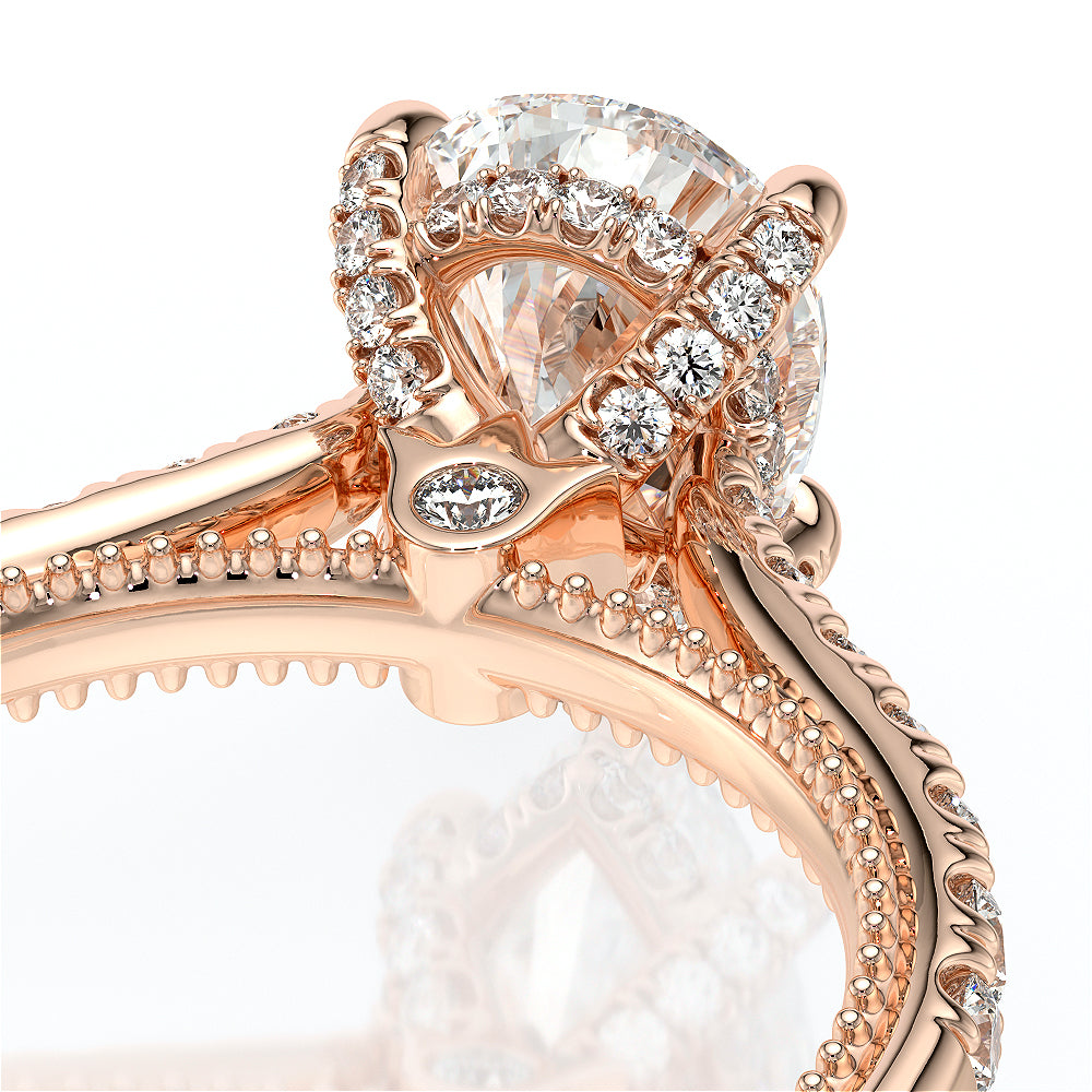 Vanguard-2208PS-14K Rose Gold Pear