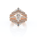 Vanguard-2208PS-14K Rose Gold Pear