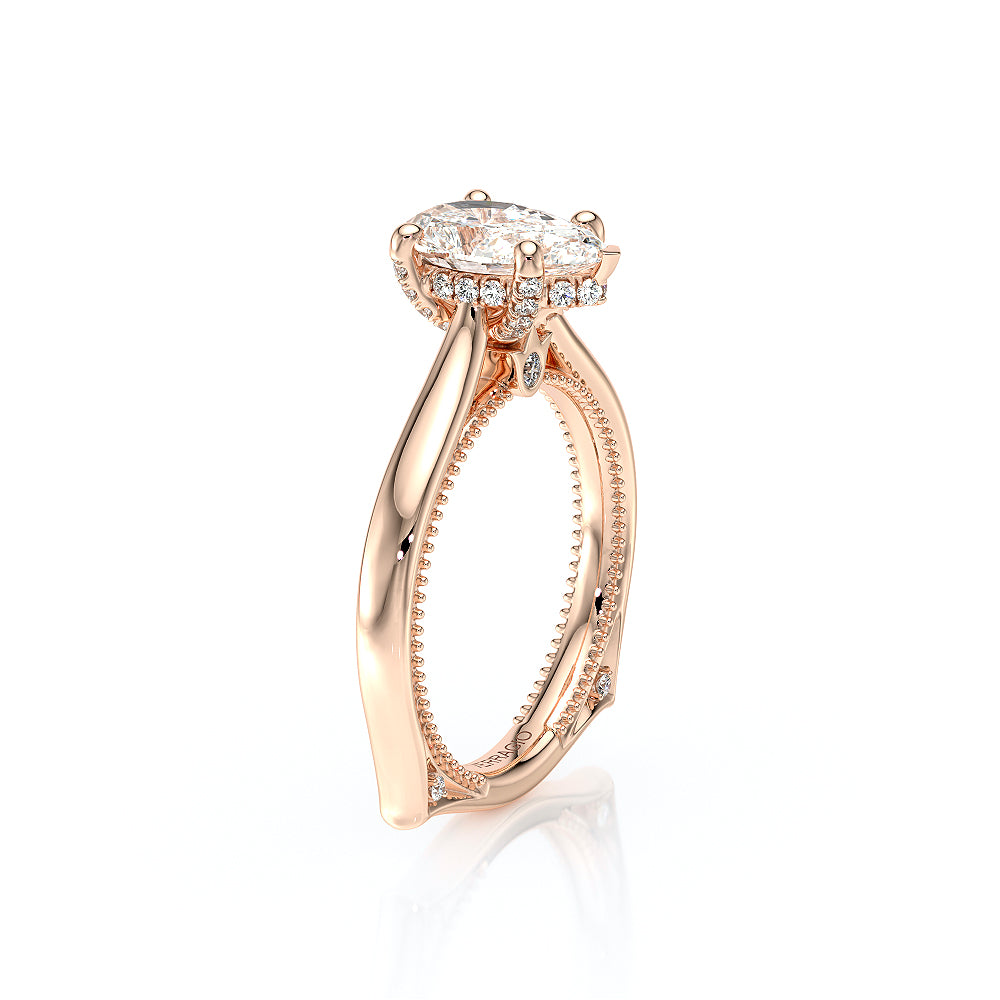 Verragio Halo Pear Engagement Ring