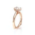 Vanguard-2208ps-S-18k Rose Gold Pear
