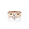 Vanguard-2208ps-S-18k Rose Gold Pear