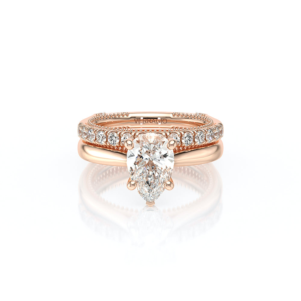 Vanguard-2208ps-S-18k Rose Gold Pear