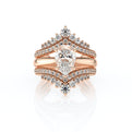 Vanguard-2208ps-S-18k Rose Gold Pear