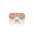 Vanguard-2208R-14K Rose Gold Round