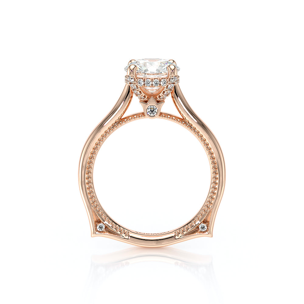 Vanguard-2208r-S-14k Rose Gold Round