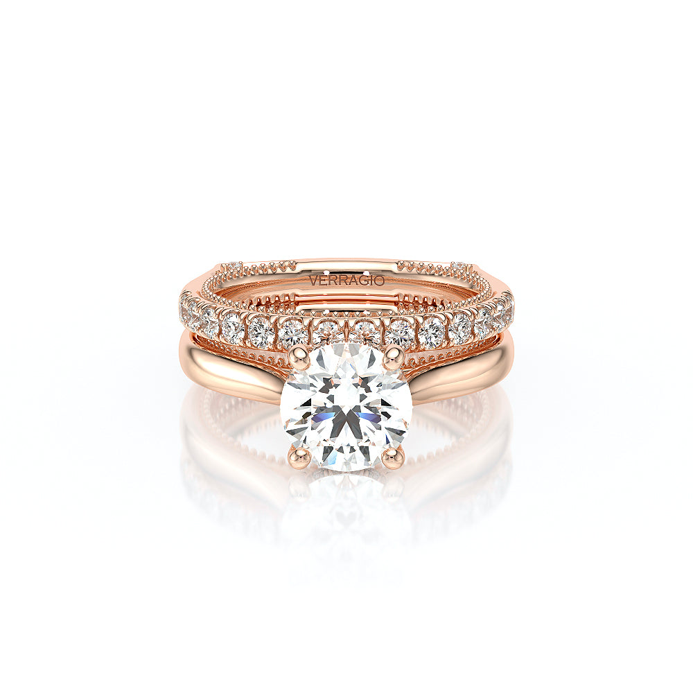Vanguard-2208r-S-14k Rose Gold Round