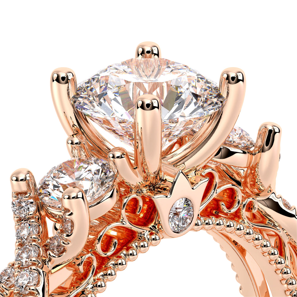 Venetian-5013r-14k Rose Gold Round