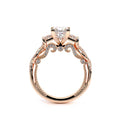 Verragio Three-Stone Princess Engagement Ring