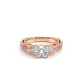 Verragio Three-Stone Princess Engagement Ring