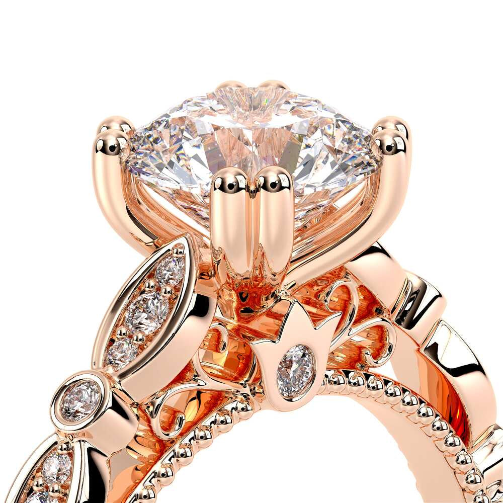 Parisian-100r-18k Rose Gold Round