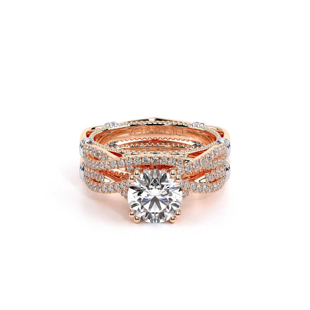 Parisian-105r-18k Rose Gold Round