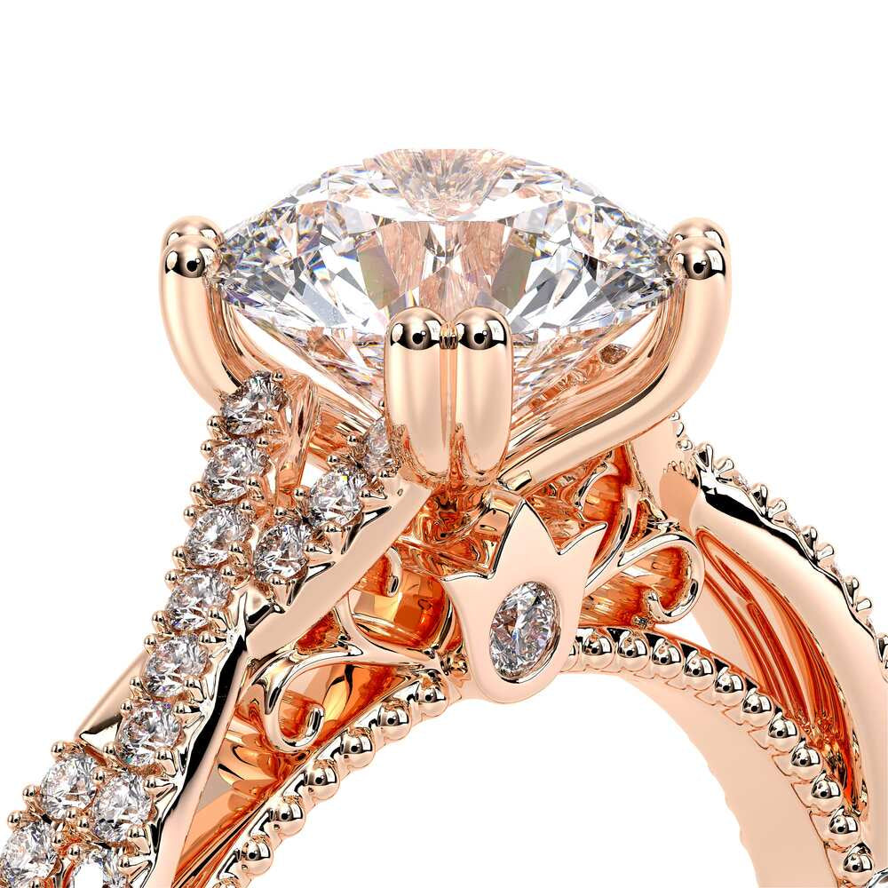Parisian-105r-18k Rose Gold Round