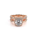 Parisian-106cu-18k Rose Gold Cushion