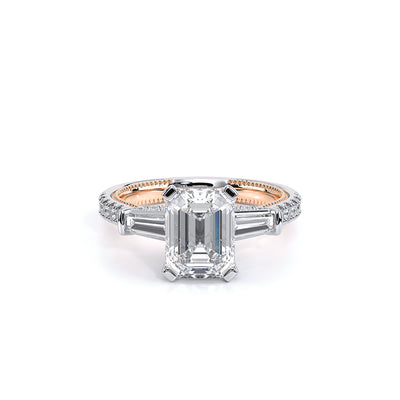 Renaissance-991EM15-18K Two Tone Emerald