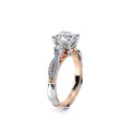 Parisian-129r-14k Two Tone Round