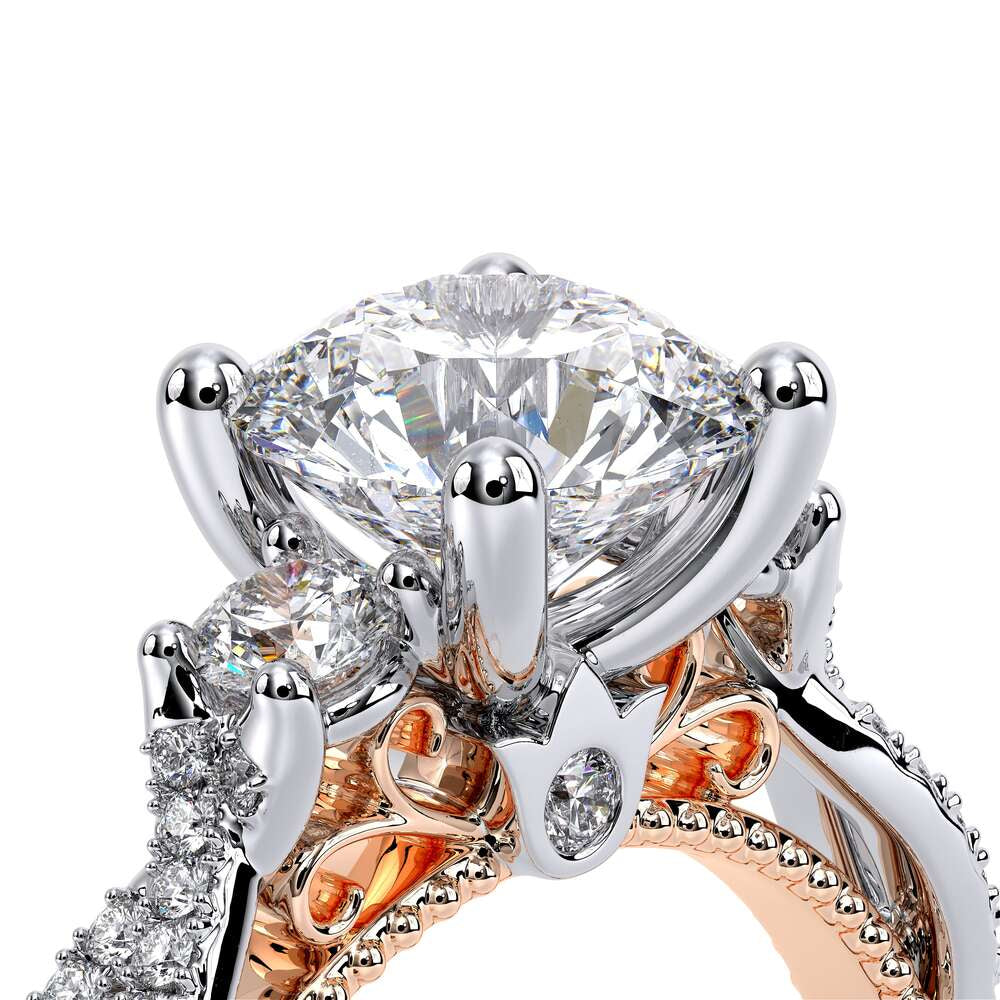 Parisian-129r-18k Two Tone Round