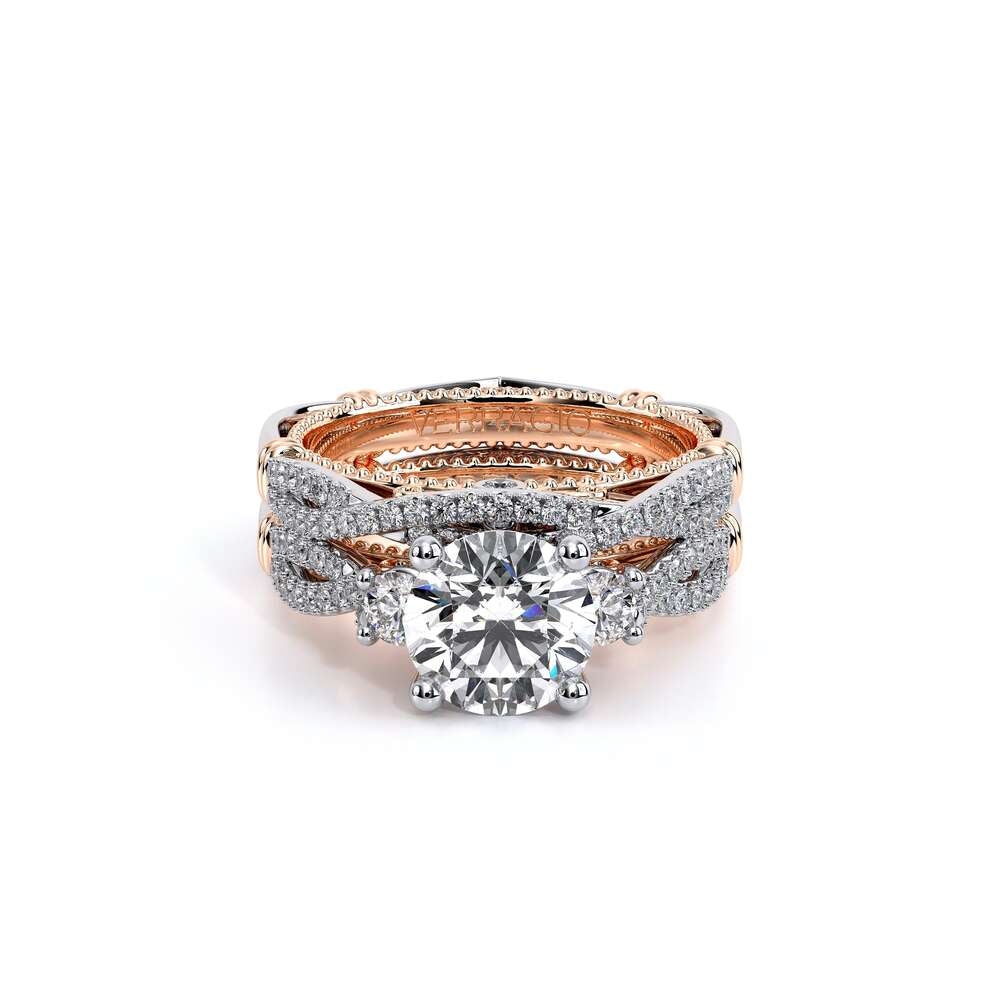 Parisian-129r-14k Two Tone Round