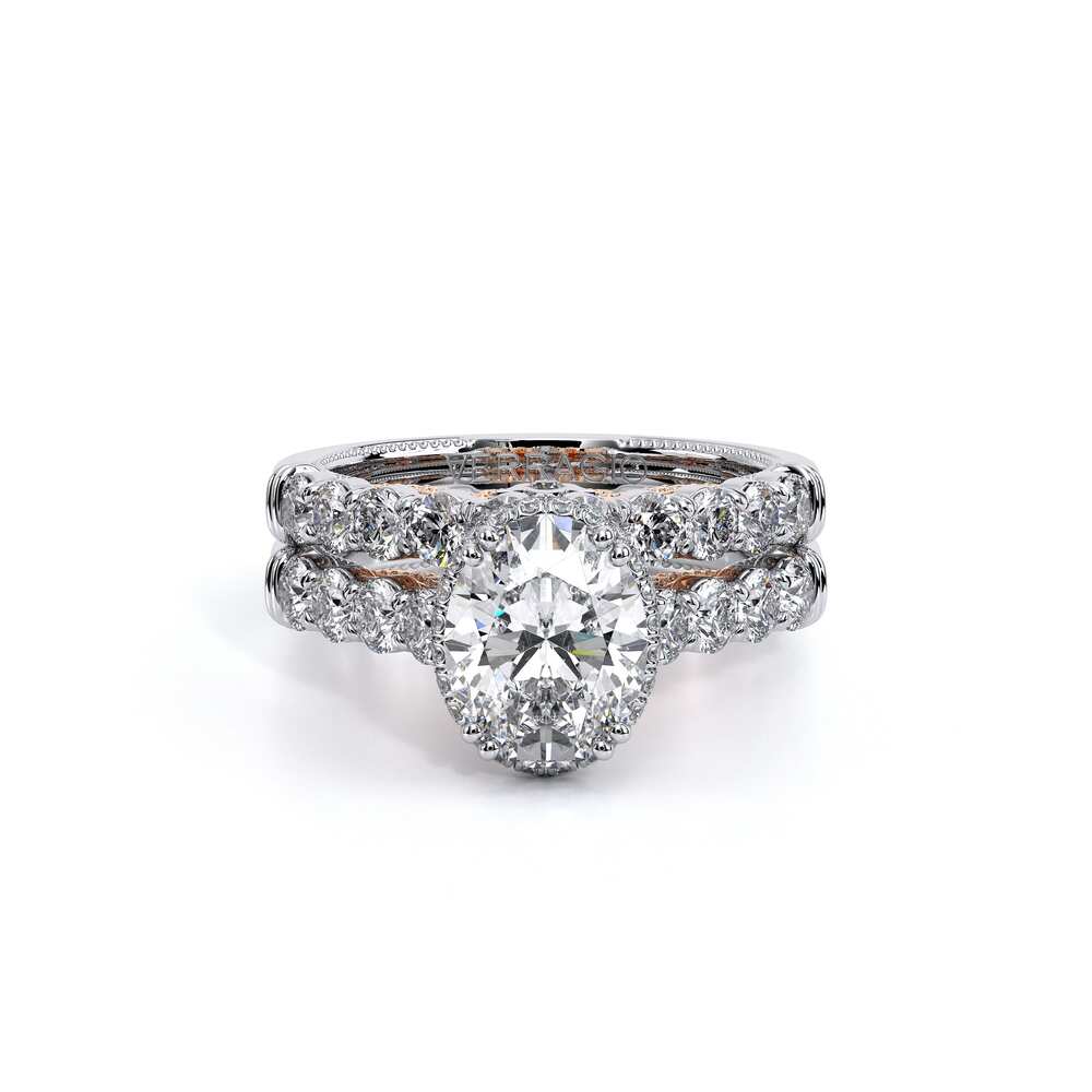 Verragio Pave Oval Engagement Ring