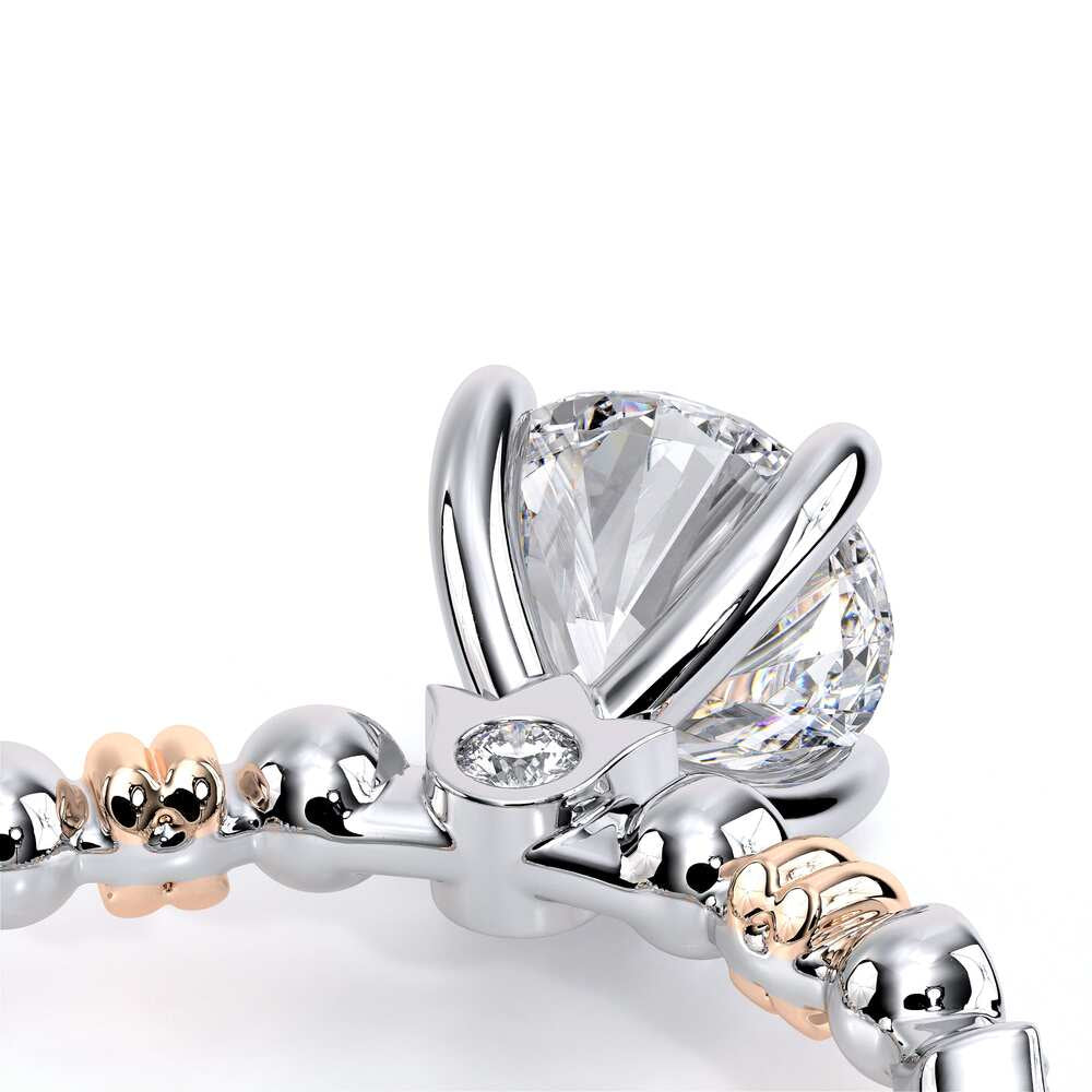 Renaissance-973-R-18k Two Tone Round