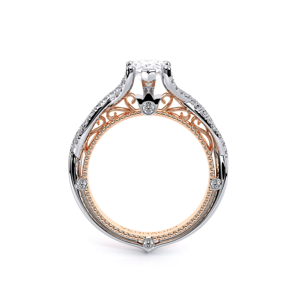 Venetian-5003pear-18k Two Tone Pear