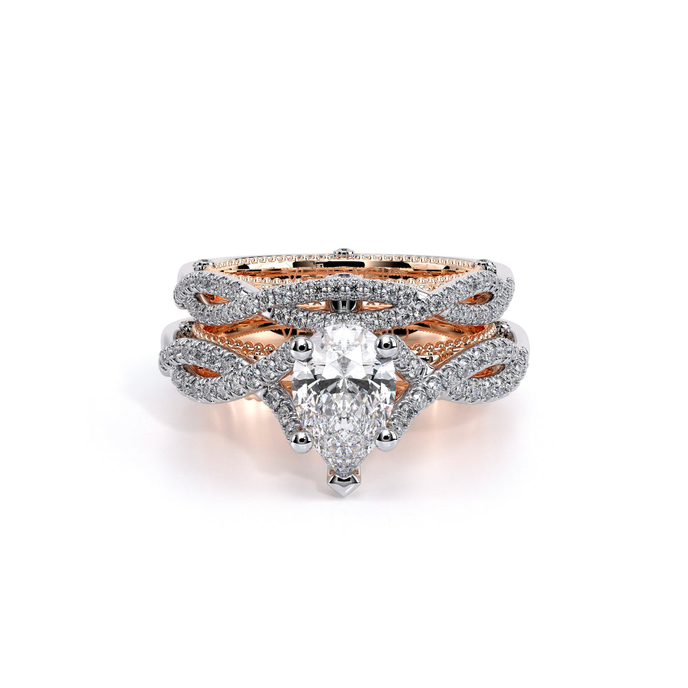 Venetian-5003pear-18k Two Tone Pear