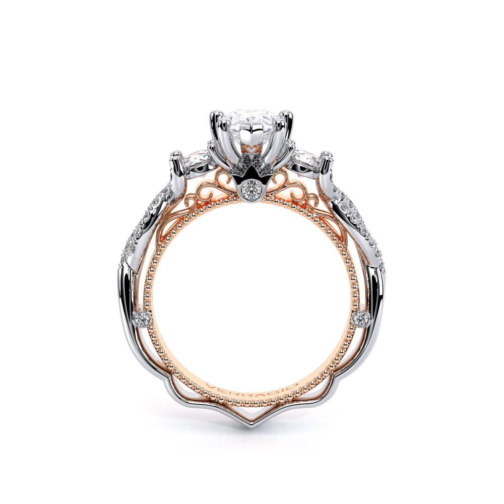 Venetian-5013pear-18k Two Tone Pear
