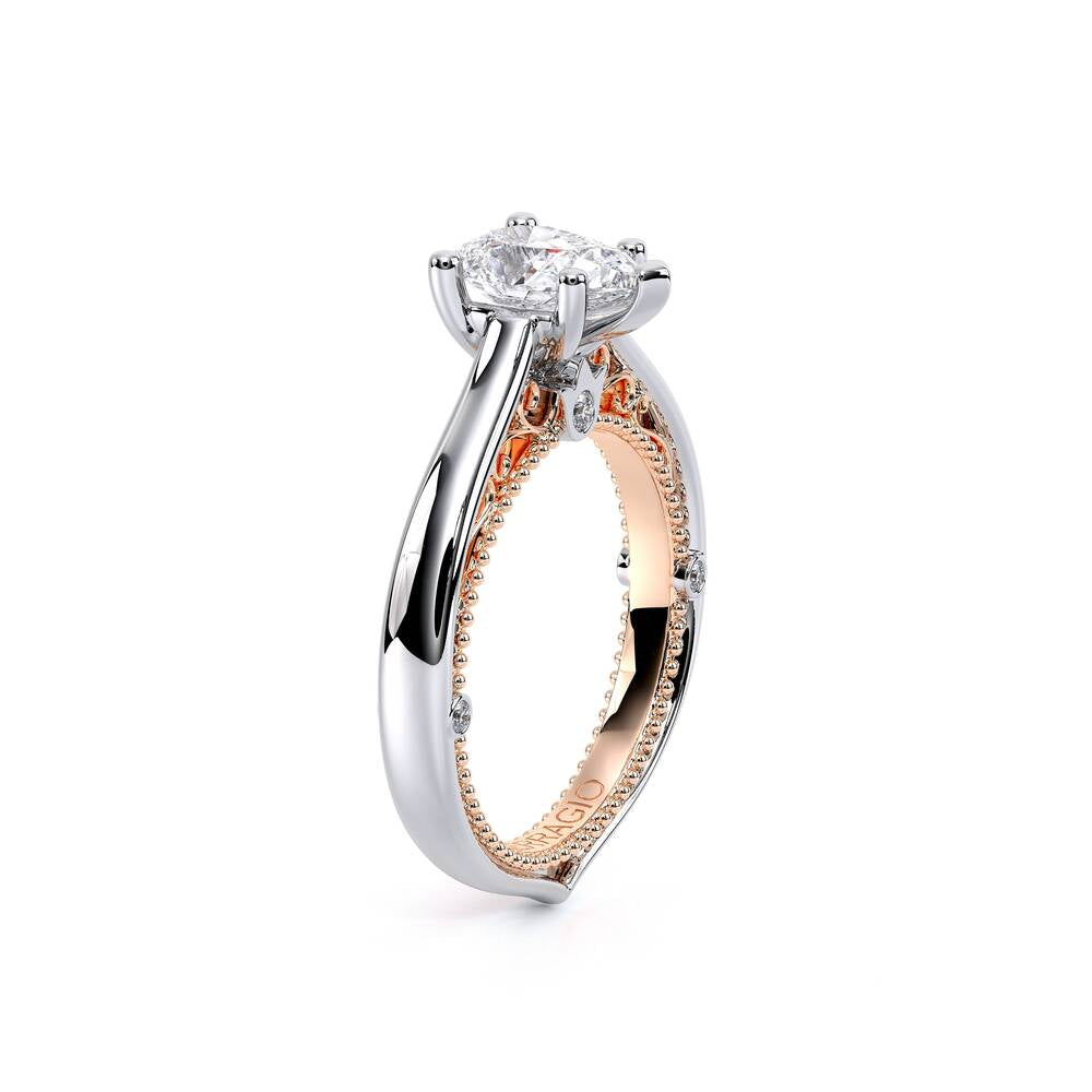Venetian-5047pear-18k Two Tone Pear