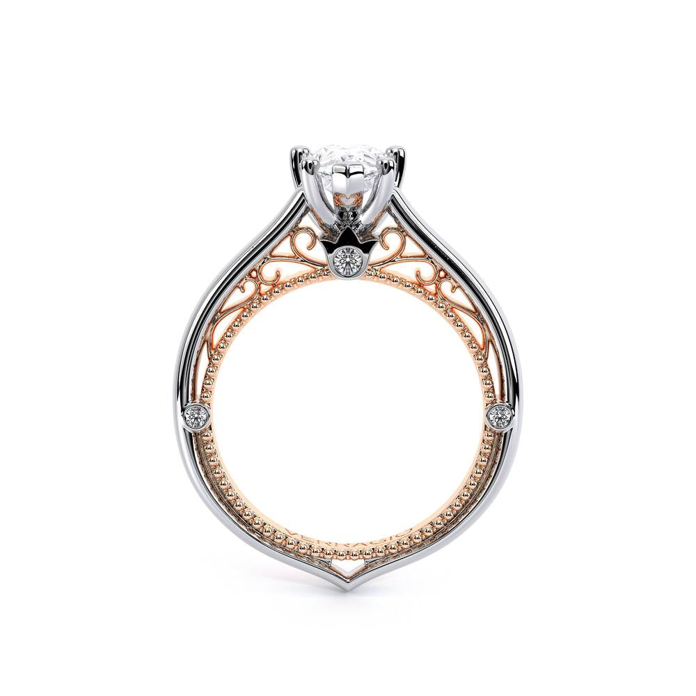 Venetian-5047pear-18k Two Tone Pear