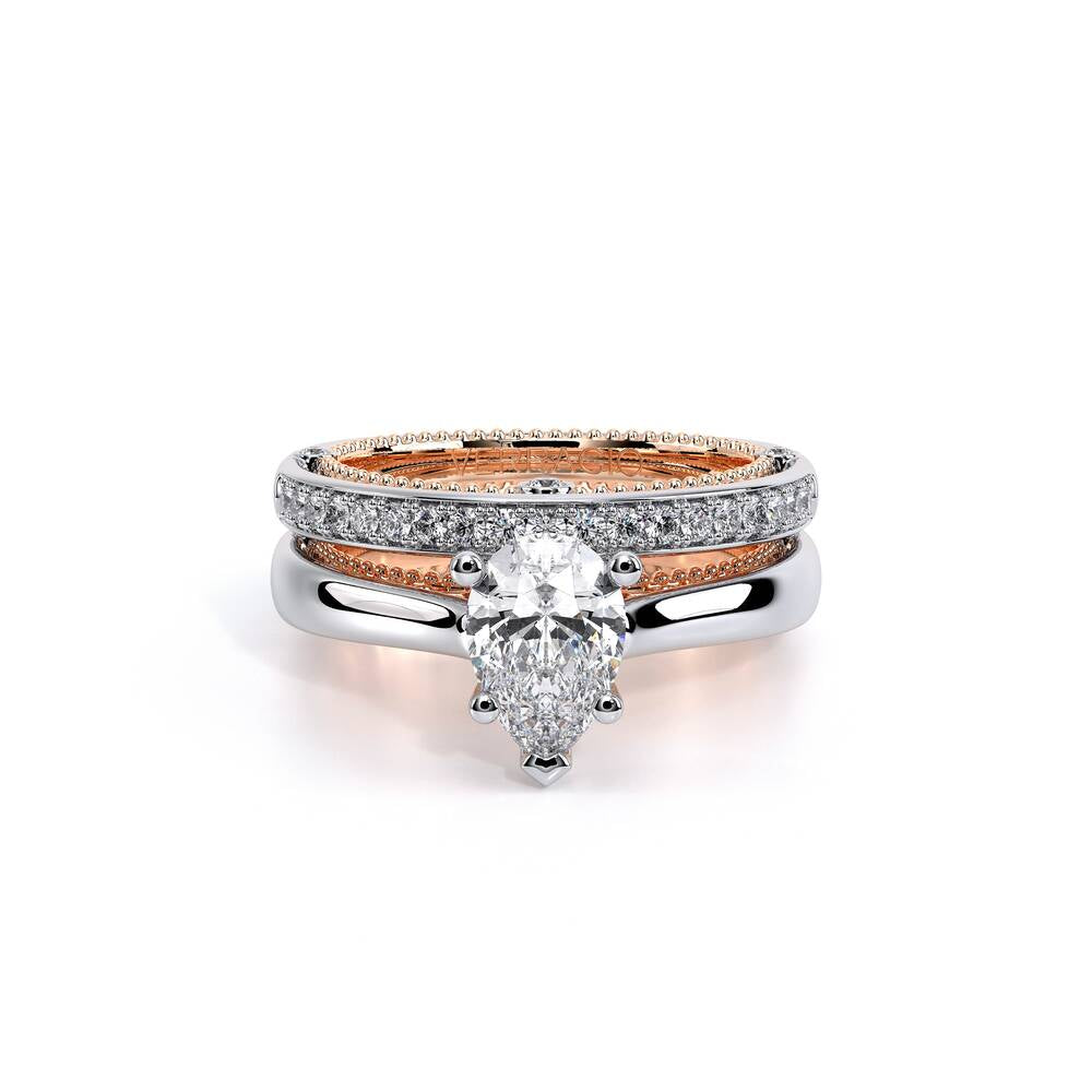 Venetian-5047pear-18k Two Tone Pear