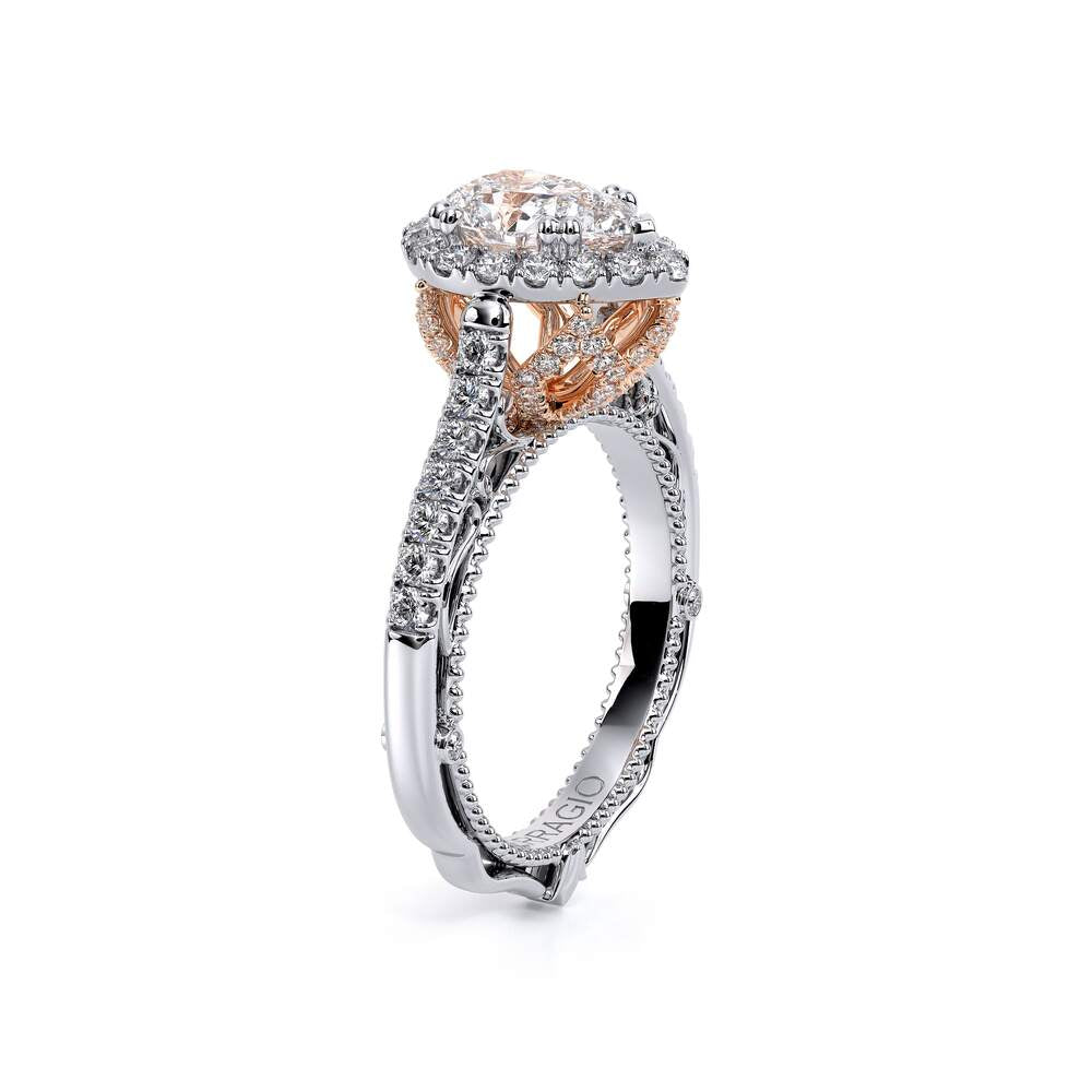 Venetian-5061pear-14k Two Tone Pear