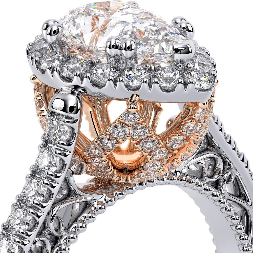 Venetian-5061pear-18k Two Tone Pear