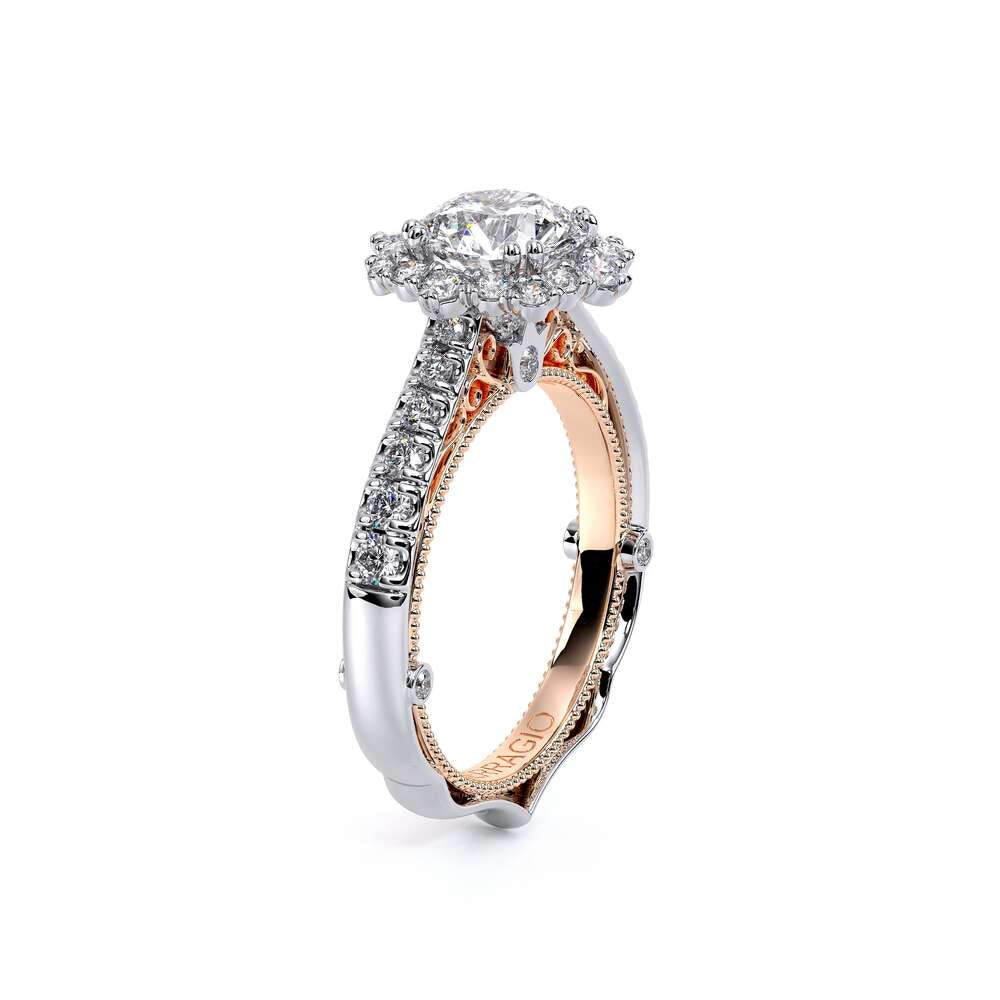Venetian-5083r-14k Two Tone Round