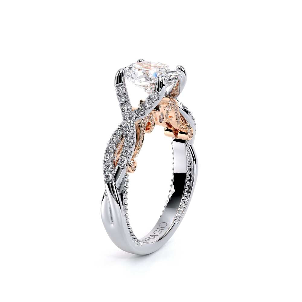 Insignia-7060ov-14k Two Tone Oval