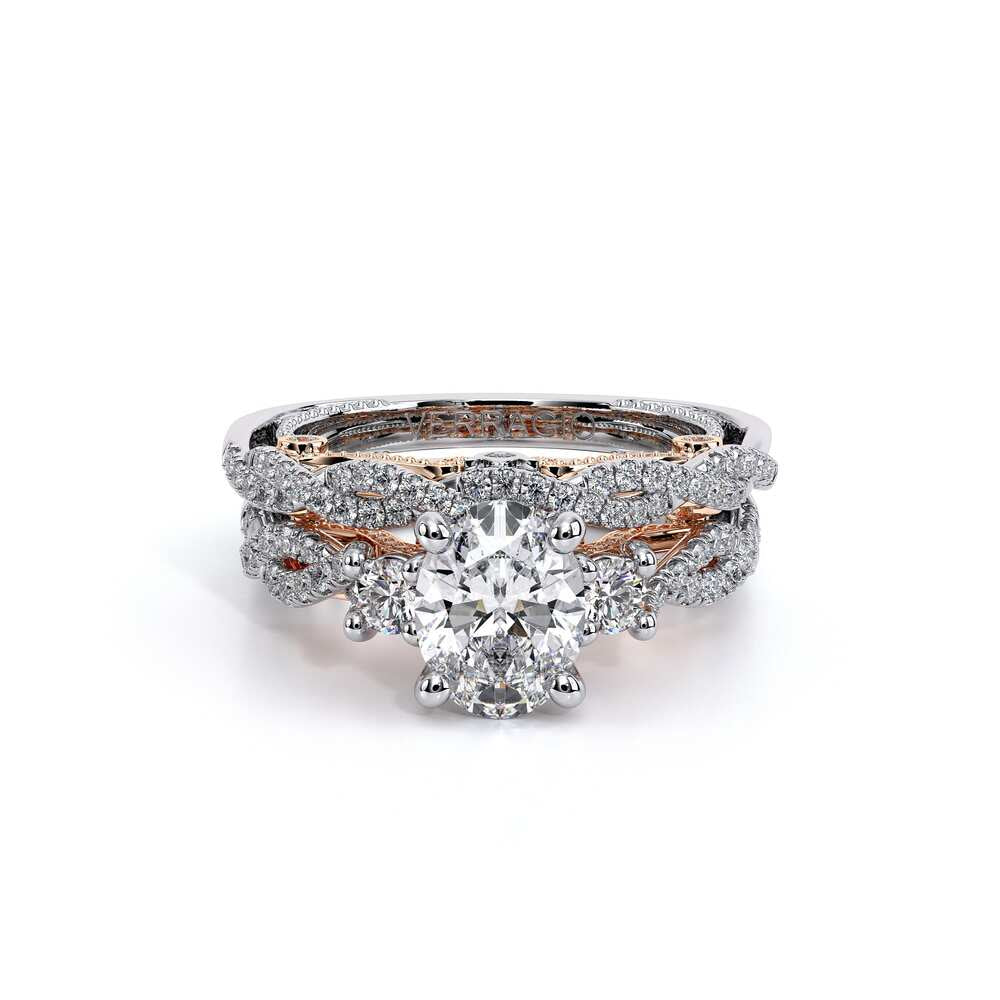Insignia-7074ov-14k Two Tone Oval