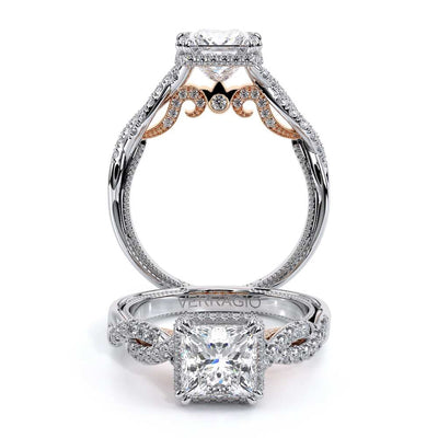Verragio Halo Princess Engagement Ring