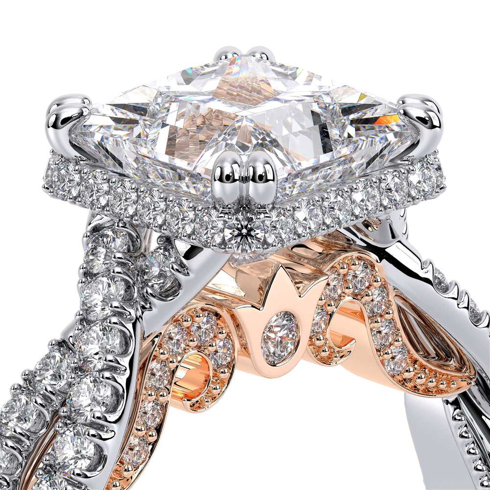 Verragio Halo Princess Engagement Ring